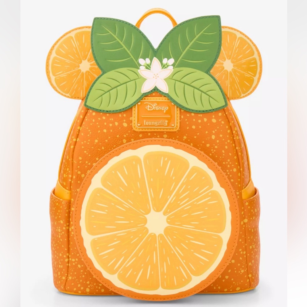 Loungefly Disney Minnie Mouse Orange Ears Orange Scented Mini Backpack